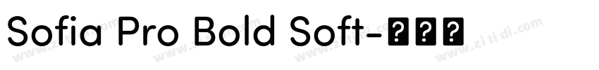 Sofia Pro Bold Soft字体转换